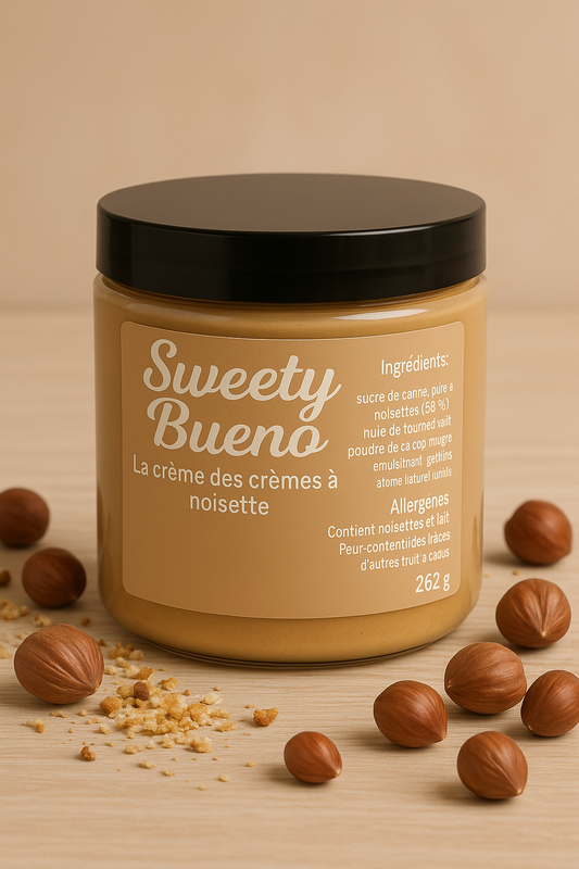 Sweety Bueno – Pâte à tartiner à la noisette