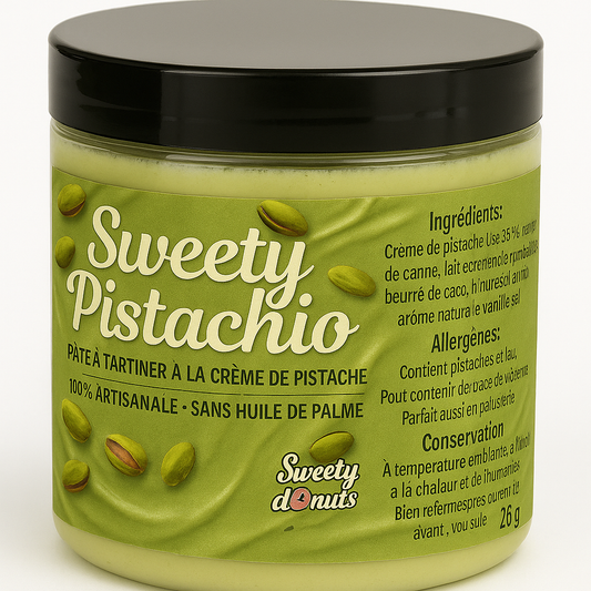 Sweety Pistachio – Pâte à tartiner à la crème de pistache